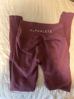Alphalete Ribbed High-Waist Leggings